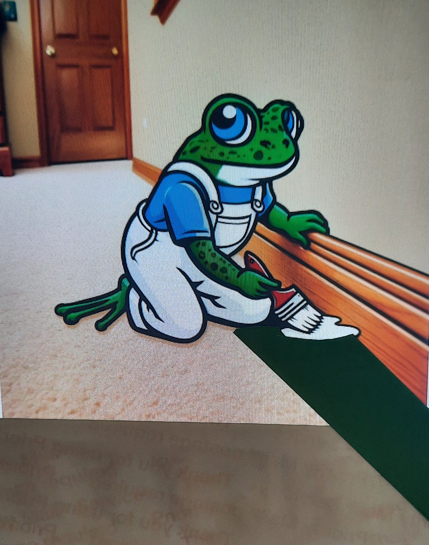 ToadShield for Protecting Carpet While Painting  Baseboard