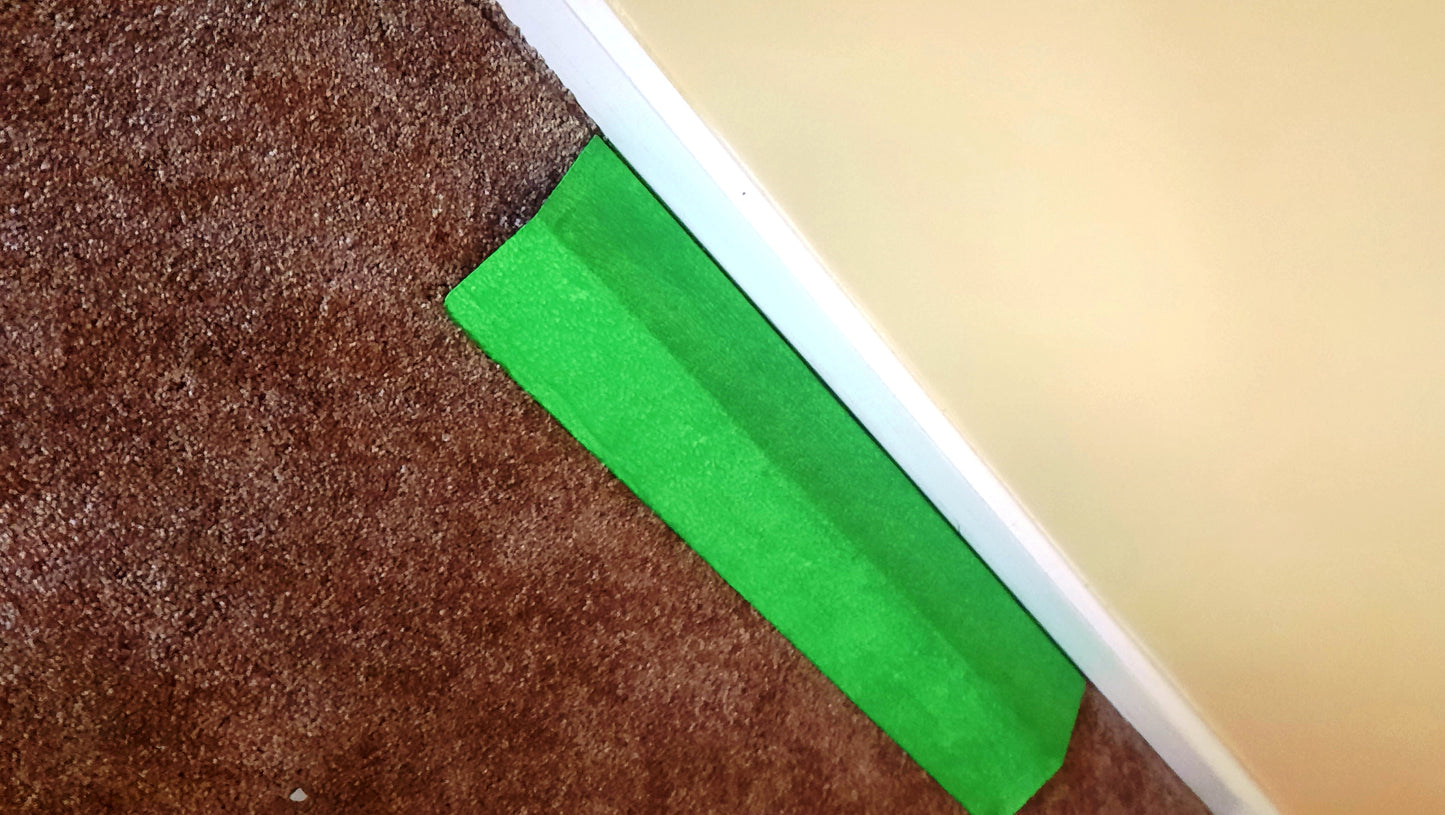 ToadShield for Protecting Carpet While Painting  Baseboard